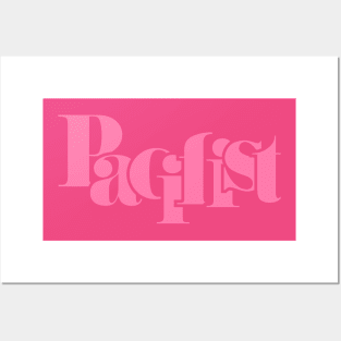 Pacifist pink Posters and Art